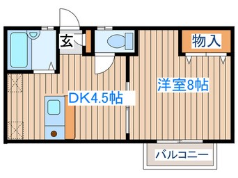 間取図 プチメゾン河原町