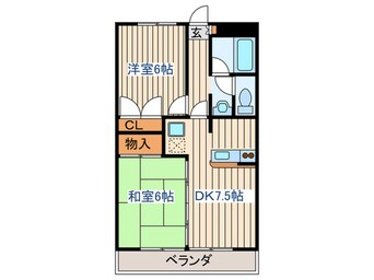 間取図 メゾンド加納Ⅱ