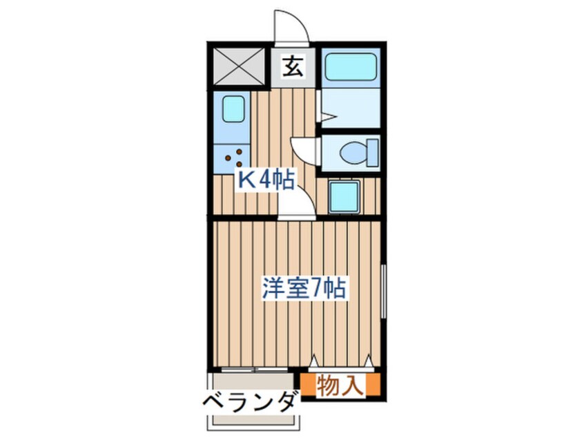 間取図 インペリアル長命