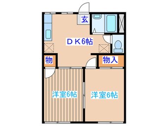 間取図 ベルモントハイツ