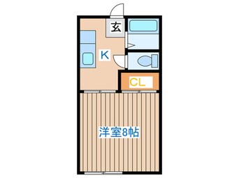 間取図 アメニティコーポ