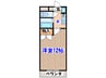 ドリームヒルズ 1Kの間取り