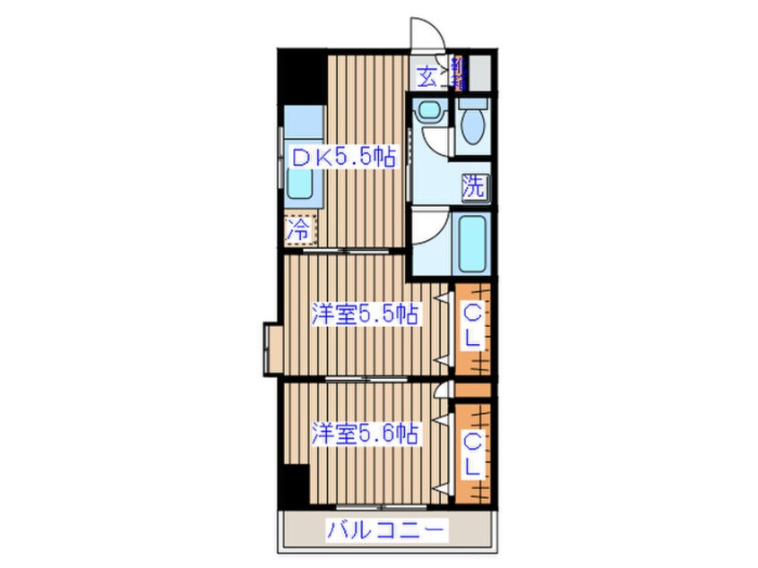 間取図 グランヴィア河原町