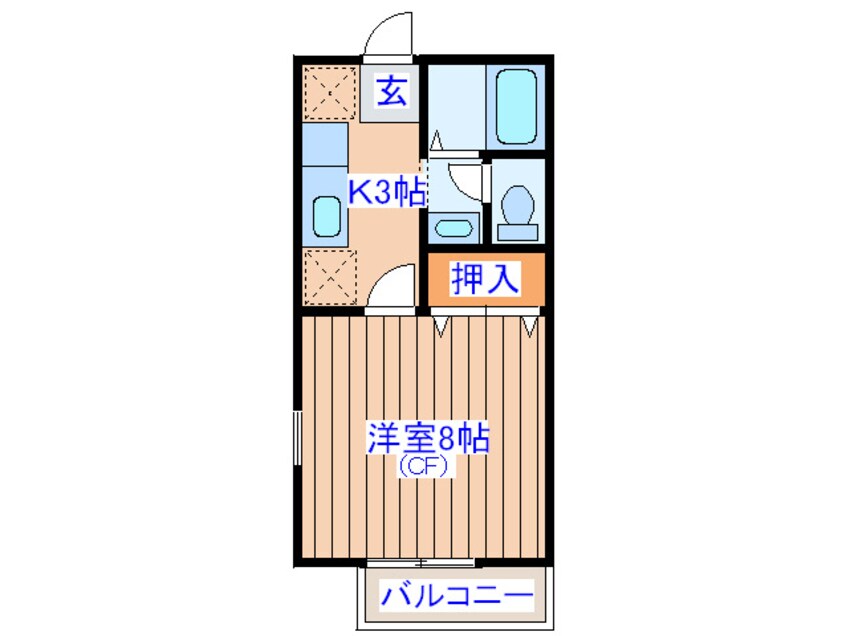 間取図 フォレストヴィラＳ