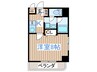グラシアスはちまん 1Kの間取り