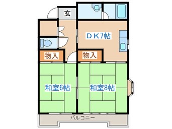 間取図 芳賀マンション