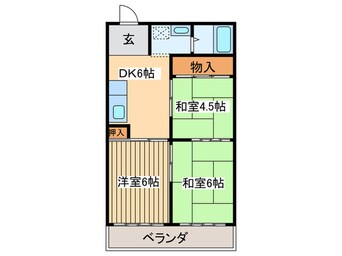 間取図 メゾン霞