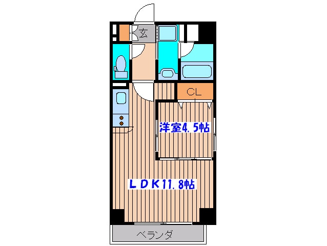 間取り図 プラウドフラット河原町