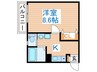 Mea.nui河原町 1Kの間取り