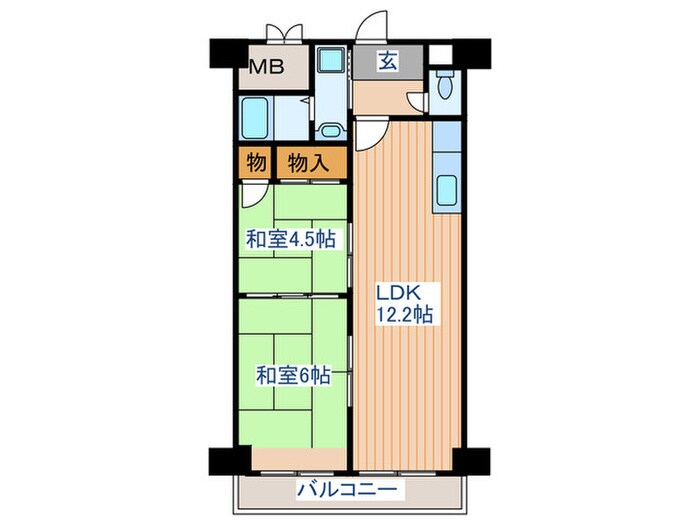 間取り図 多賀城ロジュマンＧ棟