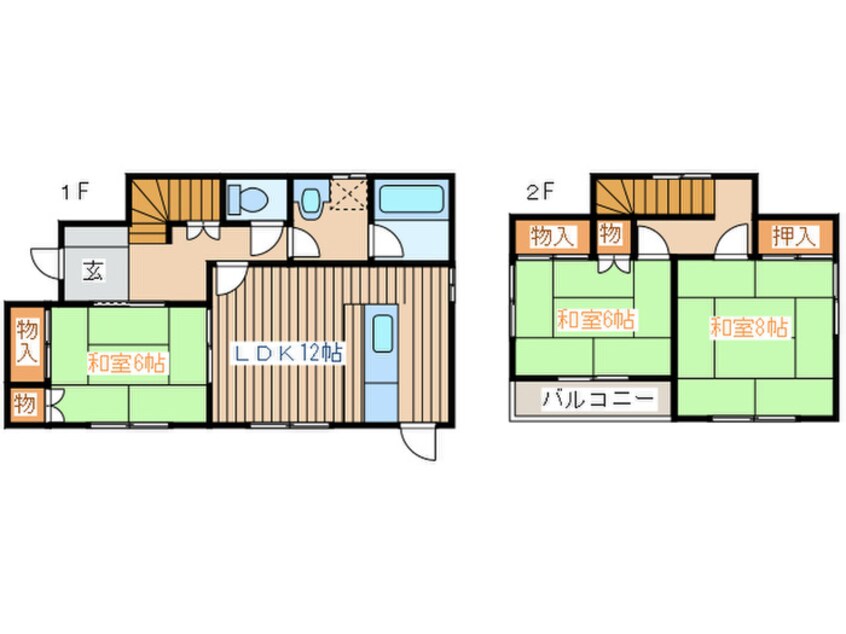 間取図 国見ケ丘１丁目千田方貸家