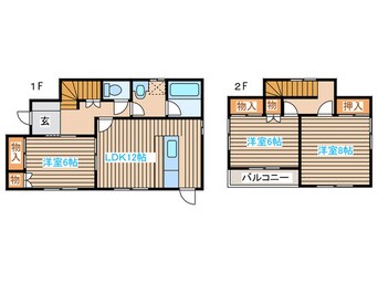 間取図 国見ケ丘１丁目千田方貸家