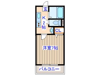 間取図 スカイヒルズ台原