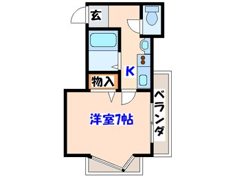 間取図 スカイヒルズ台原