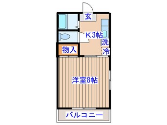 間取図 野田コ－ポ小松島