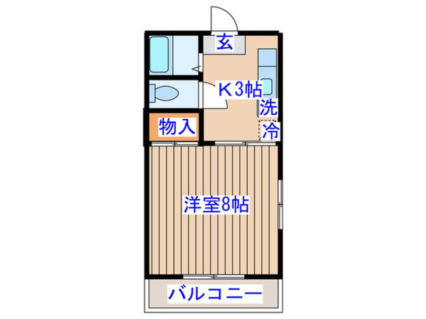 間取図 野田コ－ポ小松島