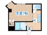 メゾン石原 1Kの間取り