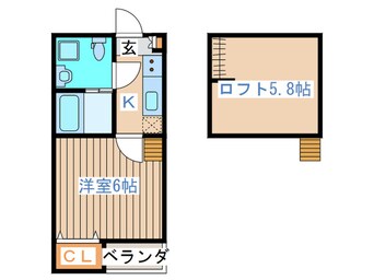 間取図 カロリーナ長町