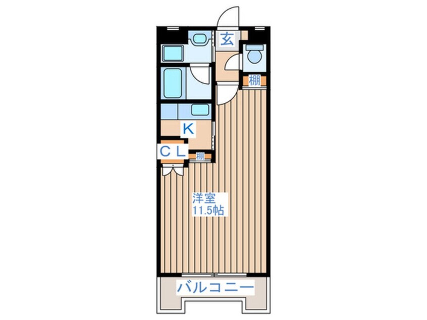 間取図 ロンディ－ヌⅠ長町