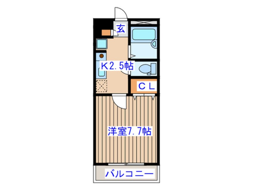 間取図 コ－ポアゼリア