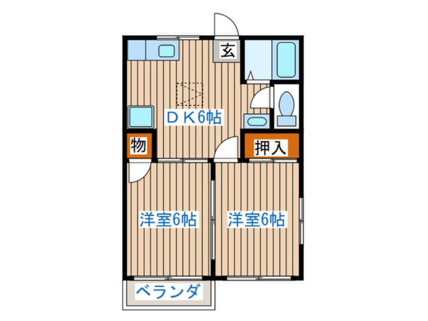 間取図 フラッツＴＯ－０３