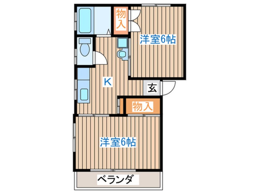 間取図 ファミール名取50