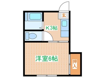 間取図 コーポ若林