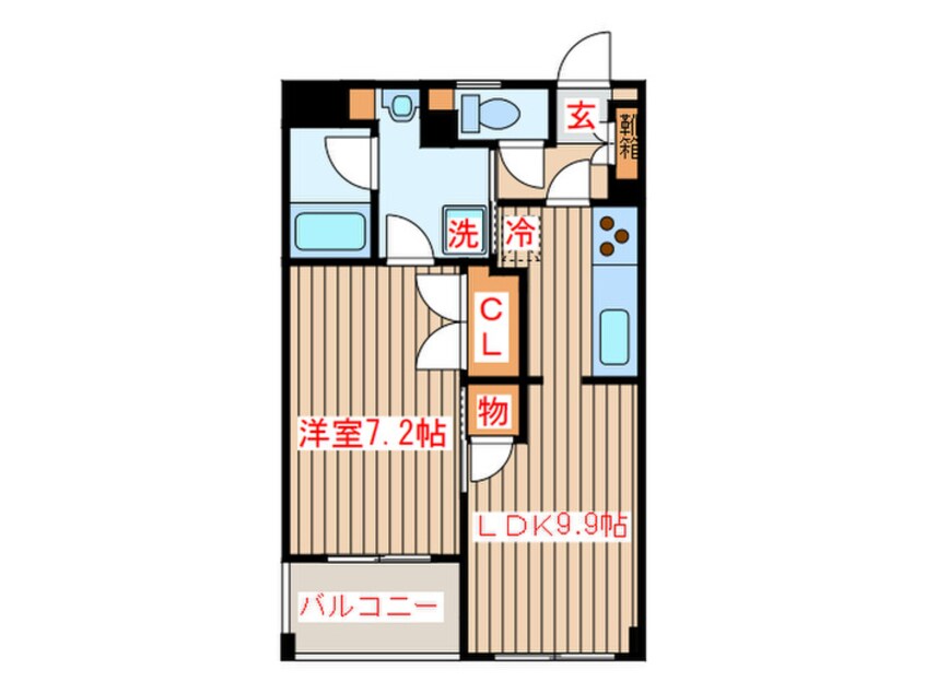 間取図 グリ－ンハピ－向山