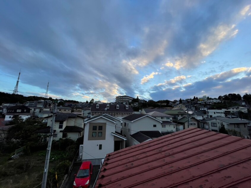 室内からの展望 グリ－ンハピ－向山