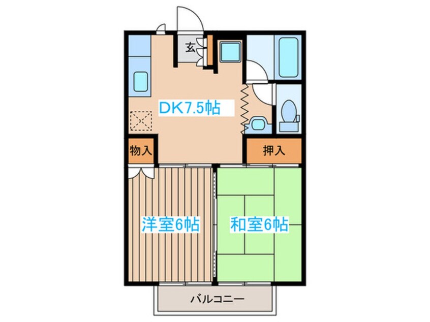 間取図 エステート八島