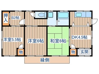 間取図 新田四丁目貸家