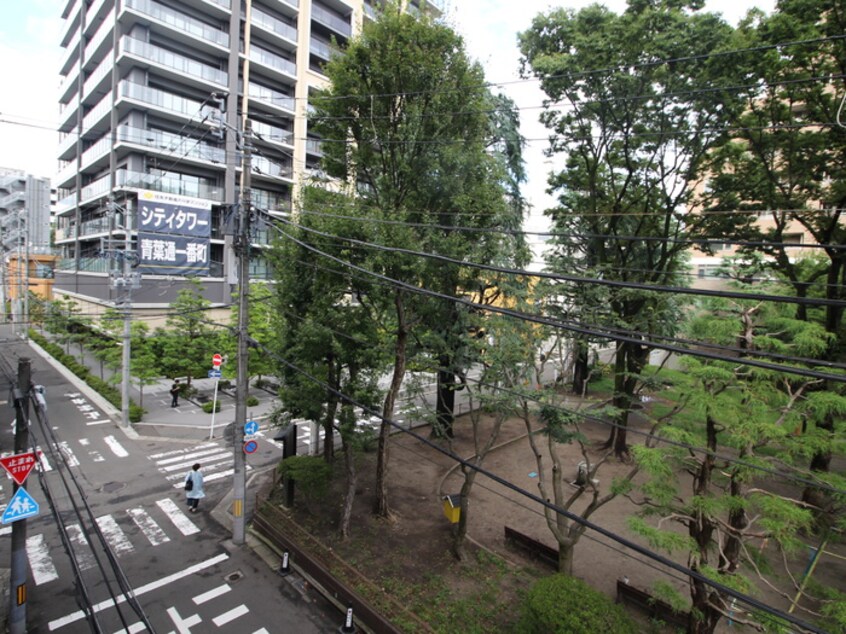 室内からの展望 ヱビスヤパークサイド