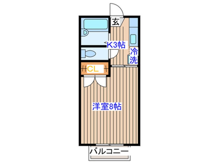 間取図 ｺﾝﾃｯｻ中山台