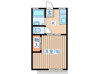 間取図 コーポデミツ