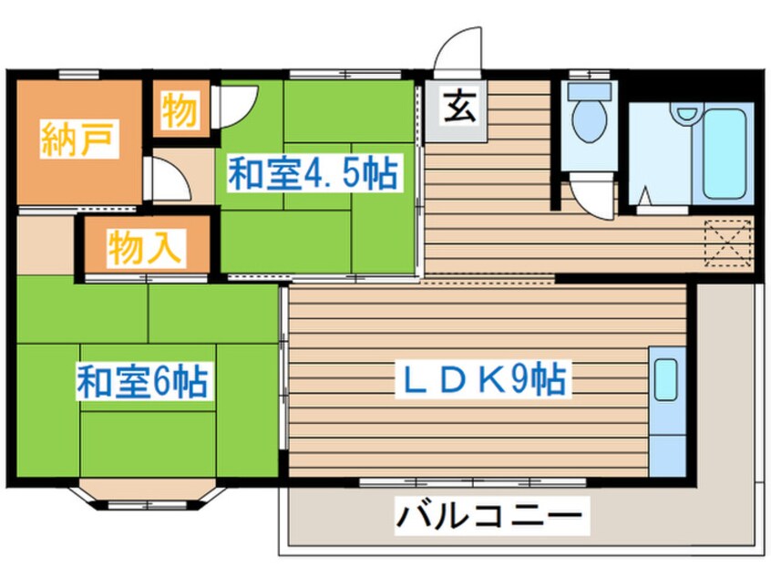 間取図 菅原コーポ