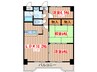 エクセレント結城　２ 3LDKの間取り