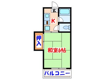 間取図 ファミリ－ハイツ阿部