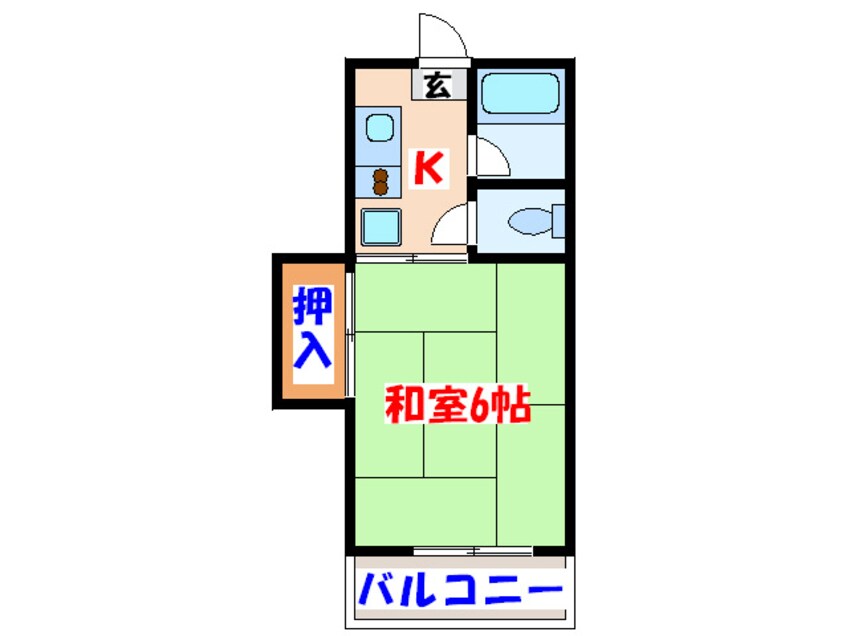 間取図 ファミリ－ハイツ阿部