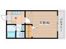 Ｋ－ハウス伍番館 1Kの間取り