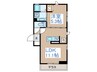 D-ROOM　グッチ　Ⅶ 1LDKの間取り