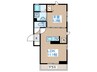 D-ROOM　グッチ　Ⅶ 1LDKの間取り