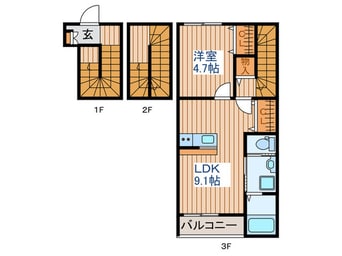 間取図 ジャドール長町