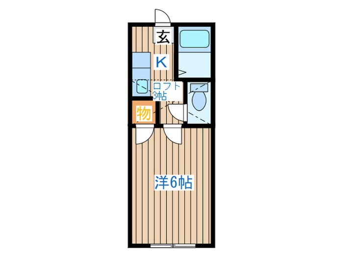 間取り図 ビュ－パレス河原町