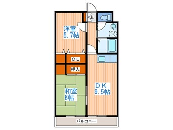 間取図 クリスタルテラス