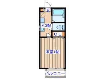 間取図 クレインＫ