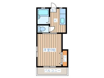 間取図 郡山ｱﾊﾟｰﾄ