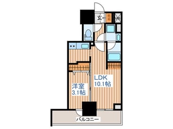 間取図 アルモニー勾当台公園