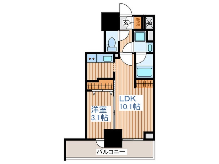 間取り図 アルモニー勾当台公園