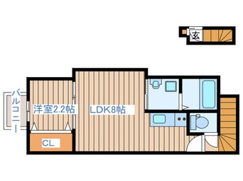 間取図 ラフィネ南小泉