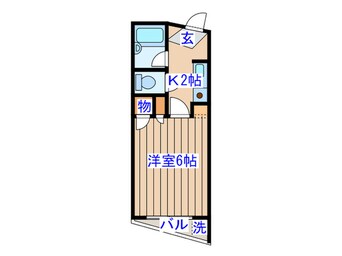 間取図 ヴィラフロ－ラ